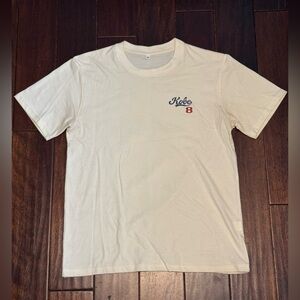 Kobe (Bean) Bryant White Tee with Blue Graphic